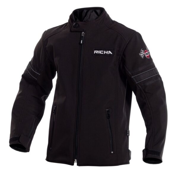 TOULON 2 SOFTSHELL JUNIOR JACKET SVART 140