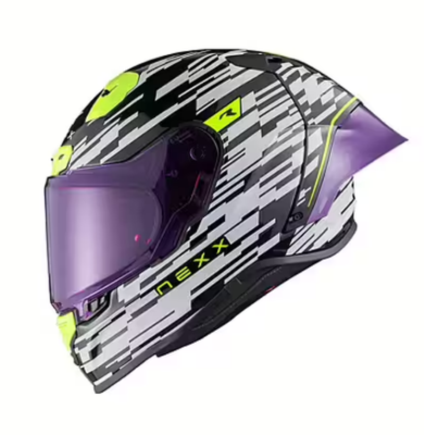 X.R3R GLITCH RACER VIT/NEONGUL XS