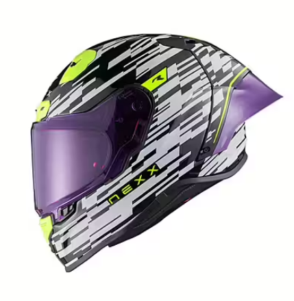 X.R3R GLITCH RACER VIT/NEONGUL XS