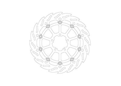 BRAKE DISC FLAME FRONT