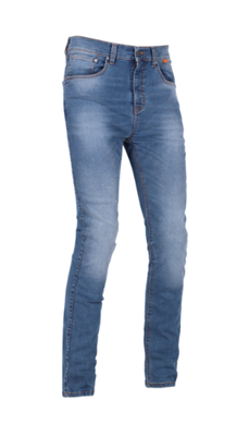 SECOND SKIN JEANS SHORT BLÅ 40