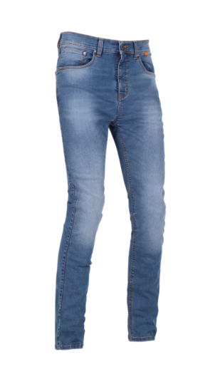 SECOND SKIN JEANS SHORT BLÅ 40