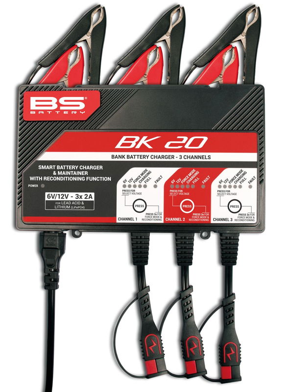 CHARGER BK20 12V 3X2A