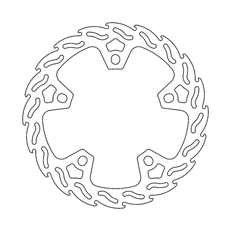 BRAKE DISC FLAME FRONT PAN AME