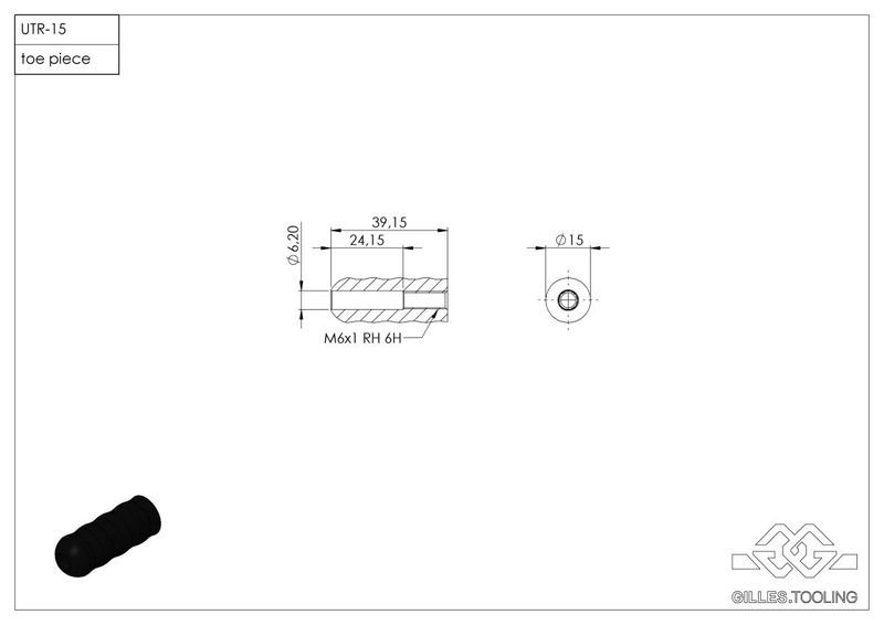 TOE PIECE SHIFT SIDE UTR-15-B