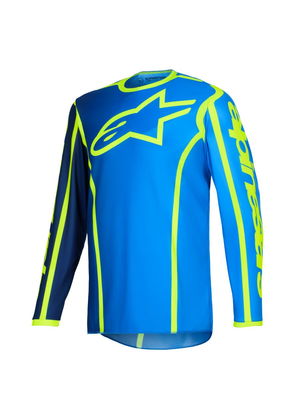 JERSEY FLUID APEX BLUE/YEL XL
