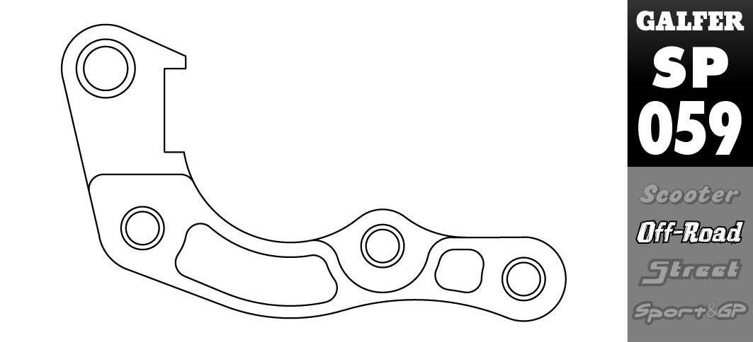 BRAKE CALIPER ADAPTOR