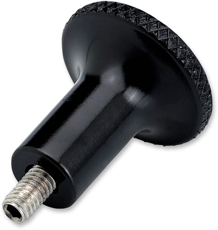 CHOKE KNOB KNURL BLK TRI