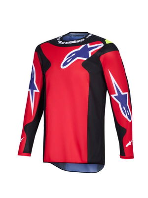 JERSEY FLUID GRID RED/BLK/PURP