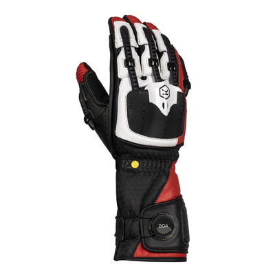 HANDSKE HANDROID MK5KNOX RÖD/VIT XL