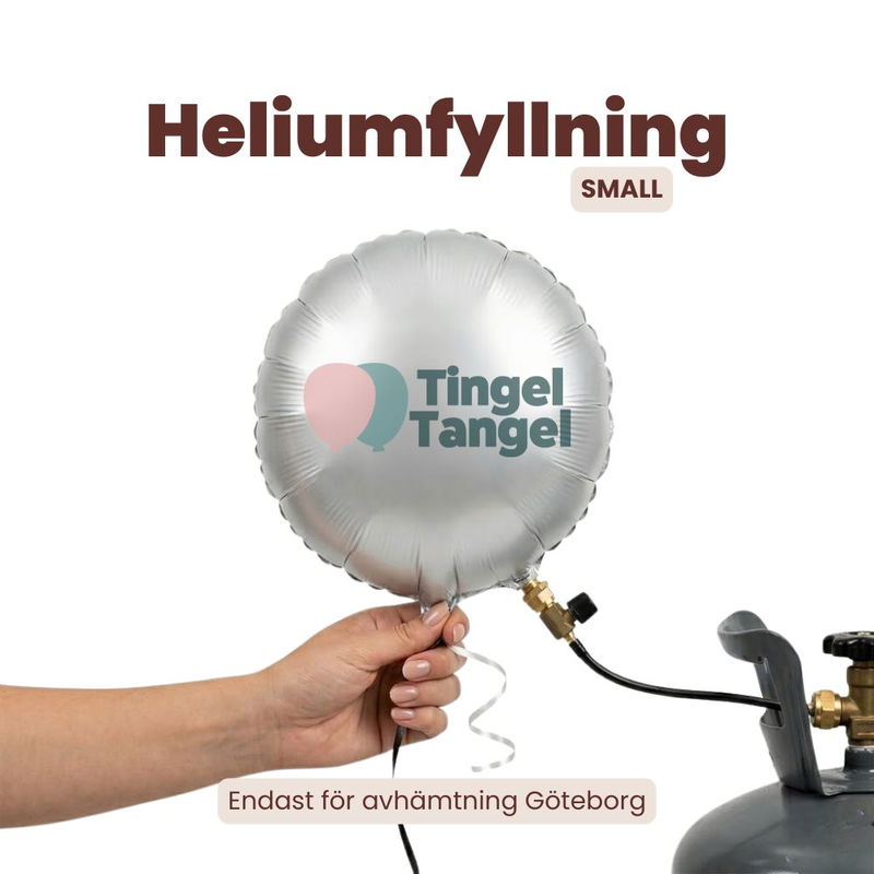 Fyllning Helium Small - Avhämtning Göteborg