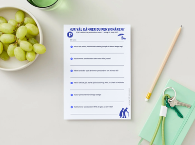 Quiz, Vem känner pensionären, 25-pack