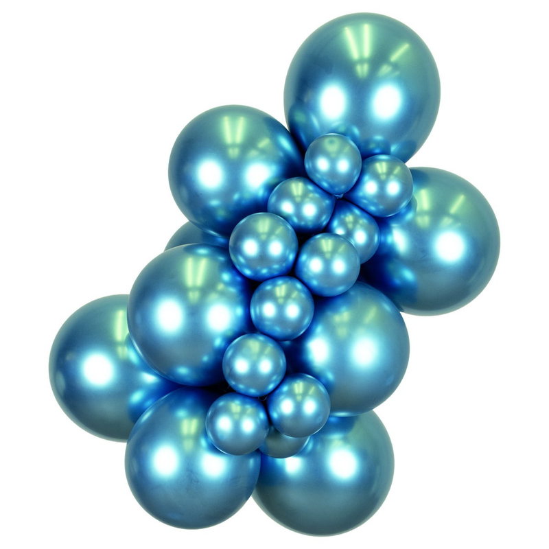 Premiumballonger, Chrome Blå