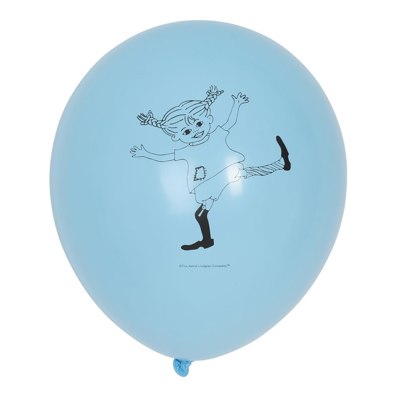 Ballong Pippi Långstrump, färgmix, 8-pack