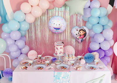 Hjerteformet folieballon, Gabby’s Dollhouse