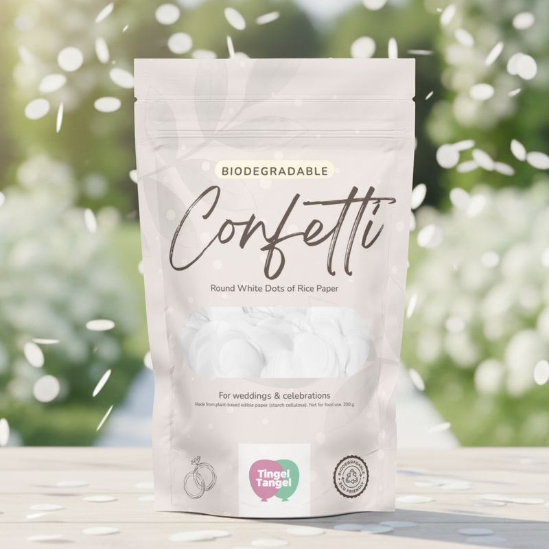 Bröllopskonfetti, Biologiskt nedbrytbar