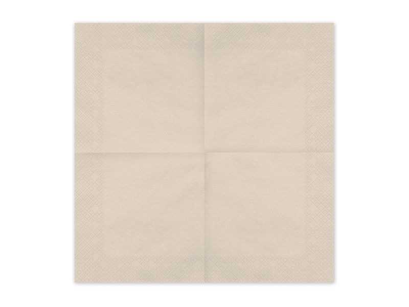 Servetter, beige, 20-pack