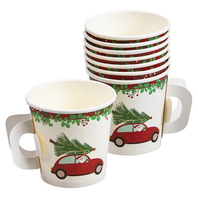 Glöggmuggar papp jultema