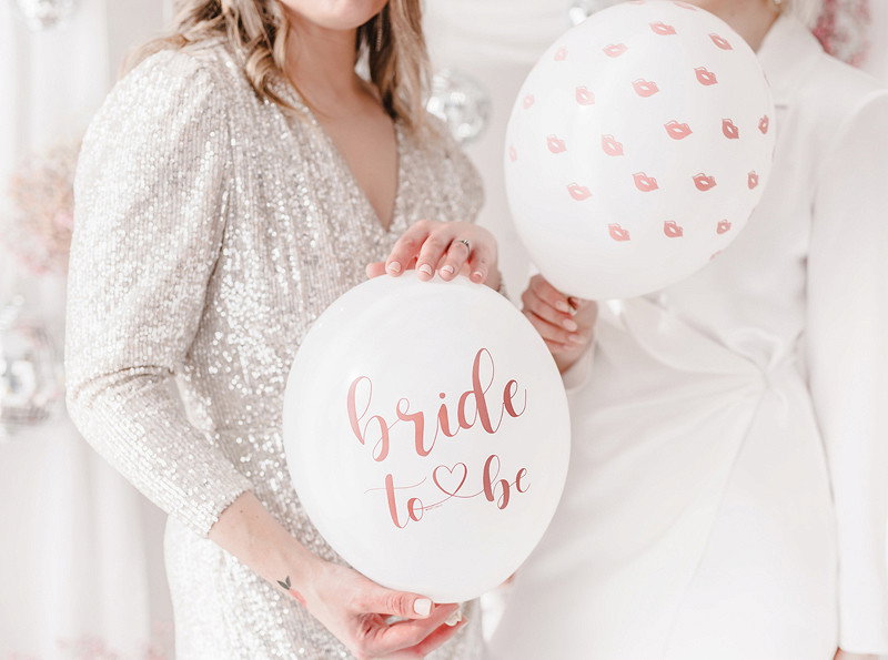 Balloner, Bride to be, mix, 6-pak