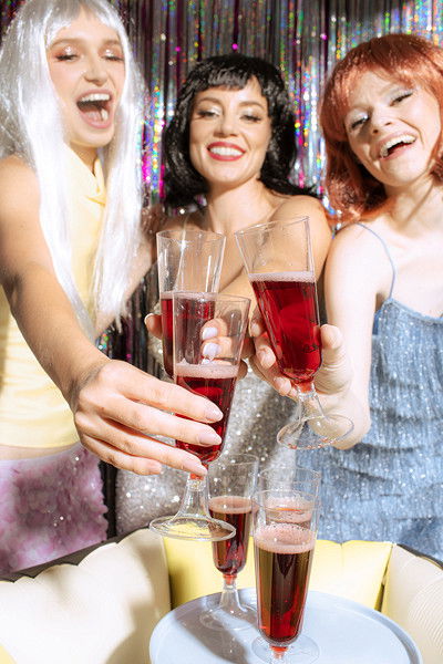 Champagneglas i plast, 150 ml, 8-pak