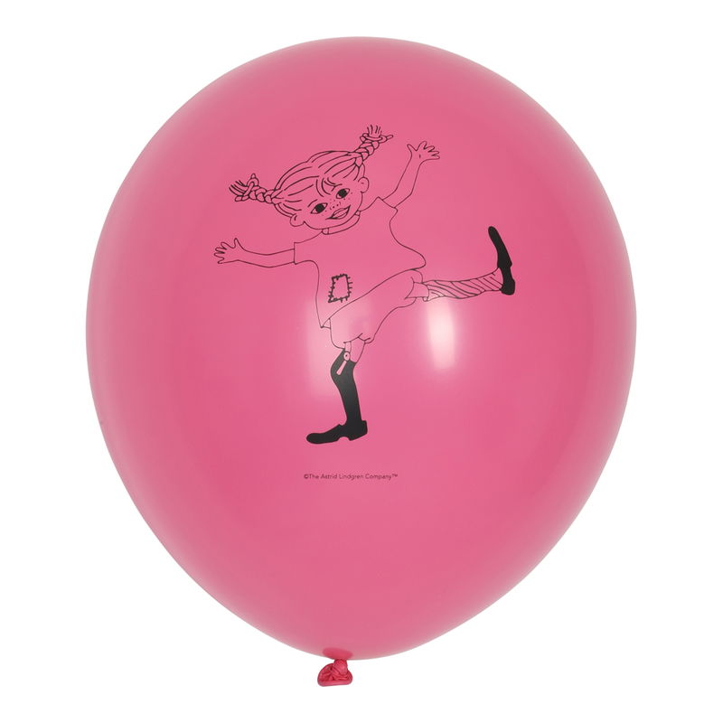 Ballong Pippi Långstrump, färgmix, 8-pack