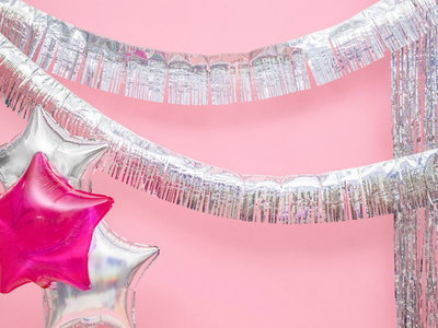 Folieballong, stjärna, iridescent