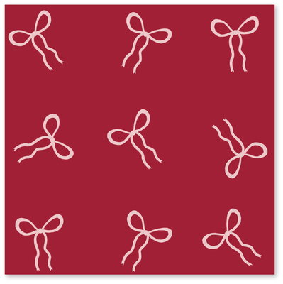 Servetter, rosetter, röda, 25x25 cm, 25-pack
