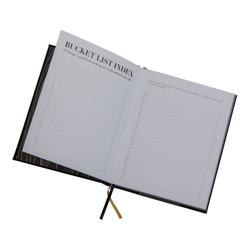 Anteckningsbok, Bucket List Notebook