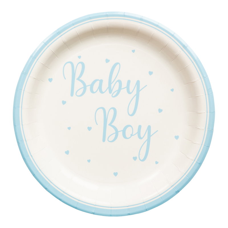 Papptallrik baby boy