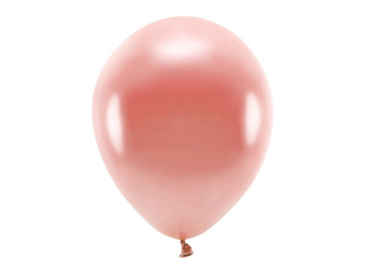 Ballong, metallic roséguld, 10-pack