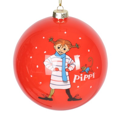 Julkulor, Pippi, 8 cm, 3-pack