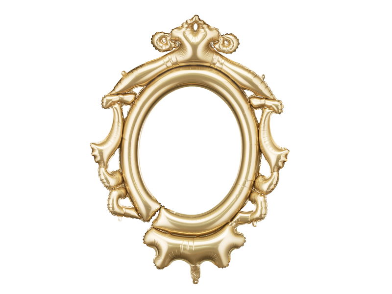 Guldig ballongram fest