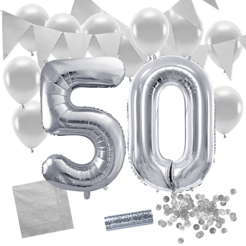 50 års festsæt, sølv