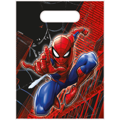 Sac de fête, Spiderman, lot de 6