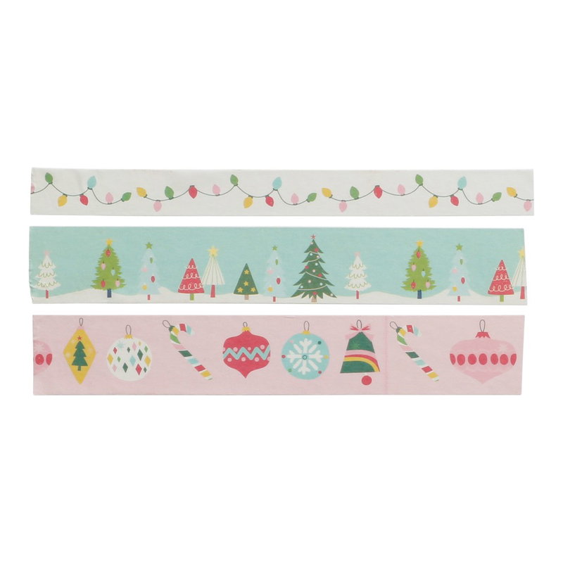 Jultejp med olika julmotiv