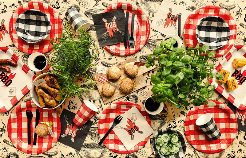 Plastbestik, sort, 12-pak