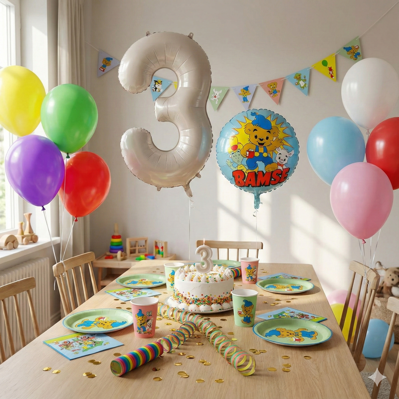 3-års fødselsdagssæt, Bamse