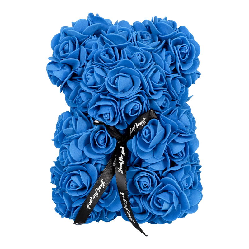 Rosebjørn, Student, Blå, 18 cm