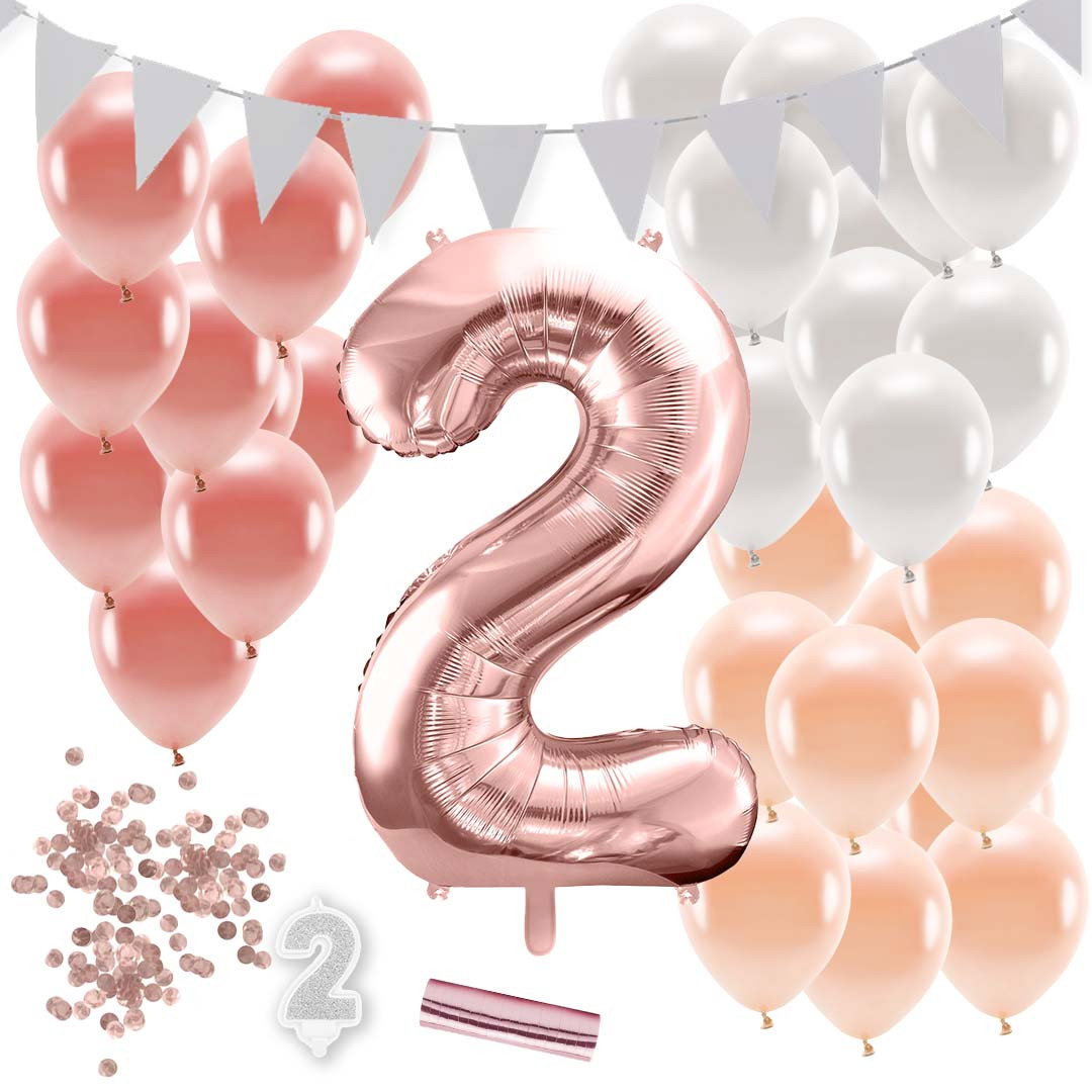 2-års festsæt, rosa guld