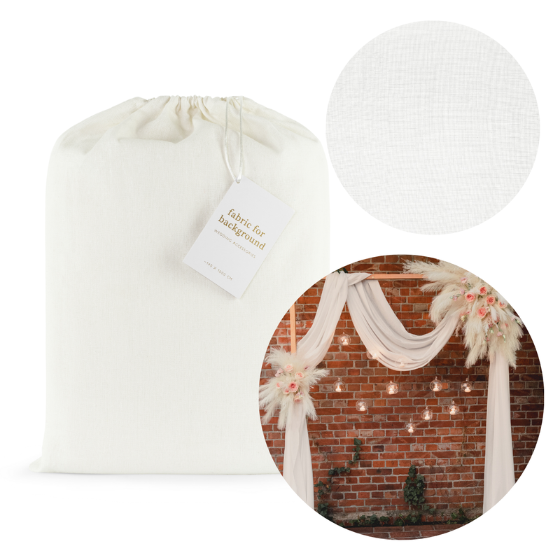 Bakgrundstyg vitt bröllop