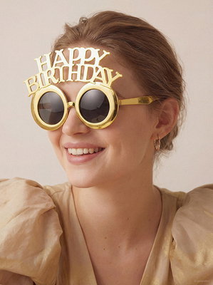 Silmälasit, Happy Birthday, kylmä kulta