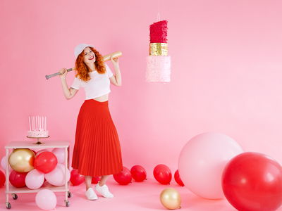 Luftballons, Hellrosa, 10er-Pack