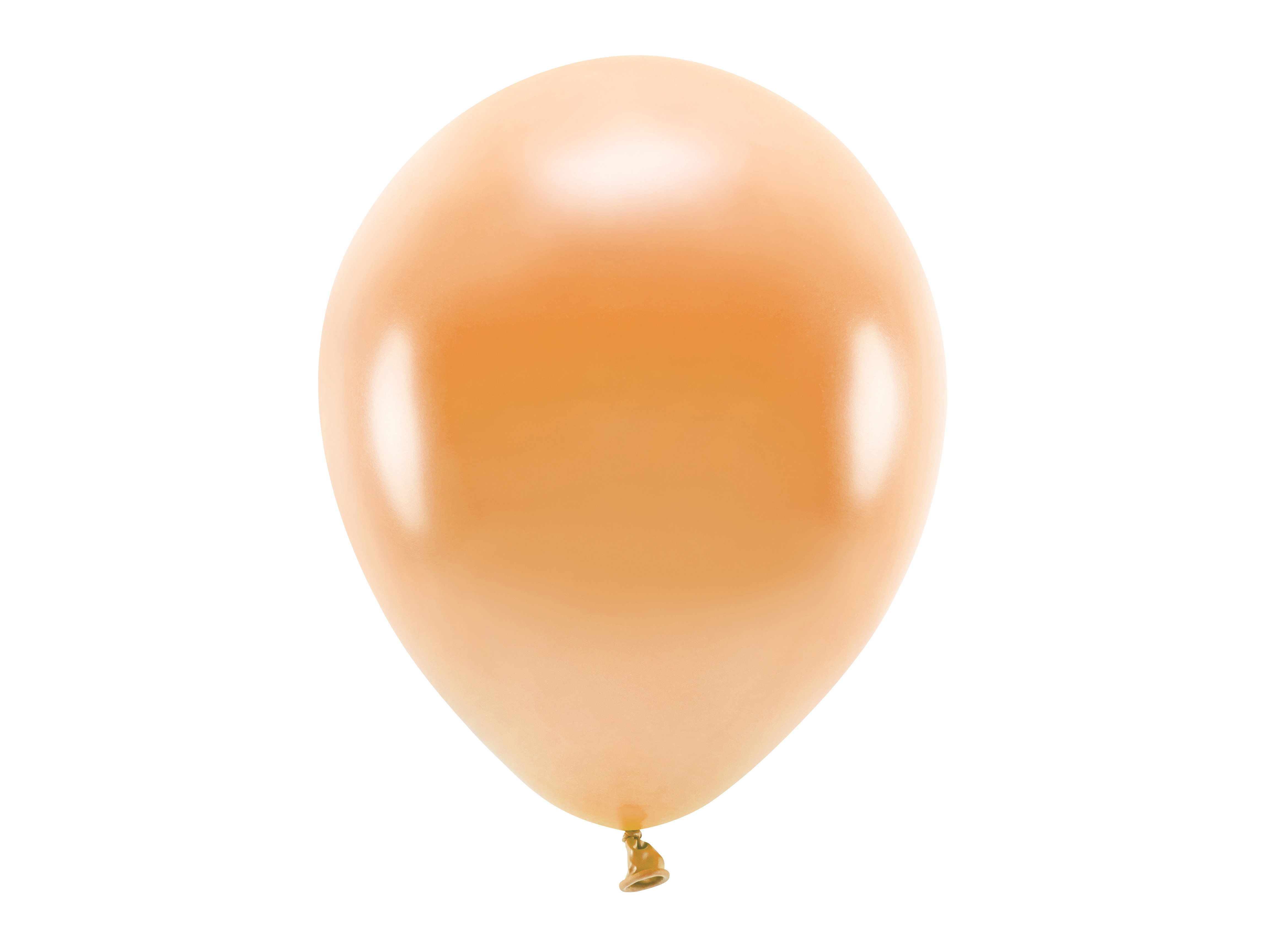 Ballong, metallic orange, 10-pack