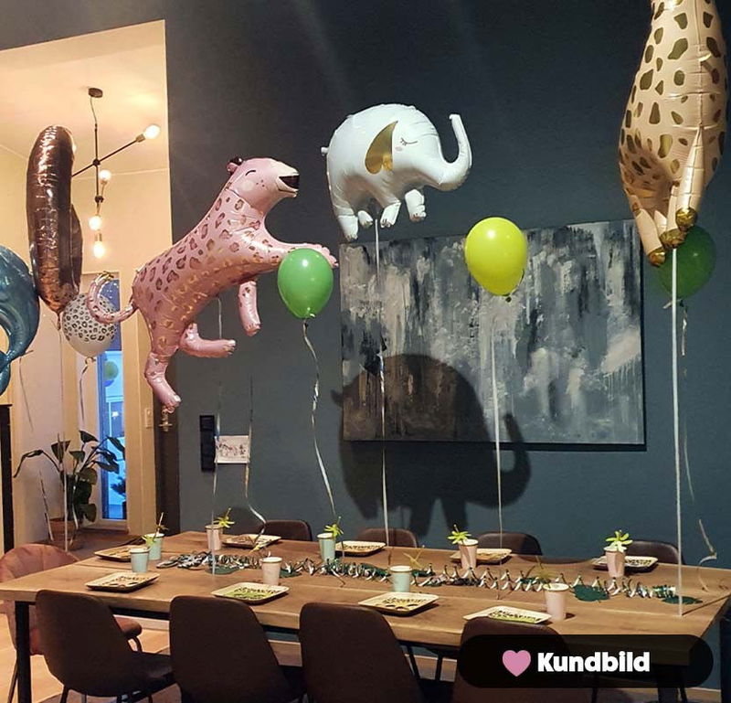 Heliumfylld Ballong, leopard