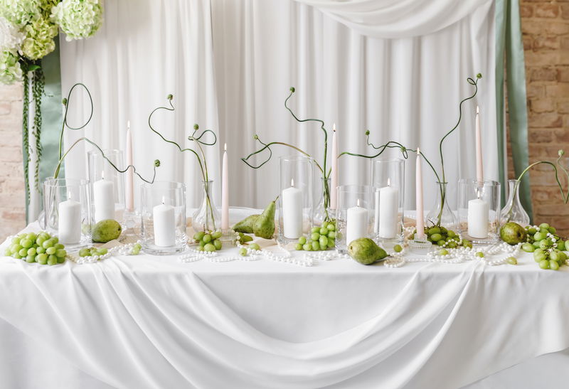 Cylindre à bougie en verre, Ø13 x 17 cm, 1 pièce