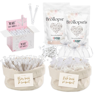 Bröllopsris & bubblor, stort paket, ca 100 gäster