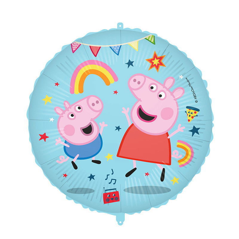 Heliumfylld Ballong, Greta Gris, Blå