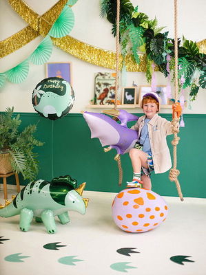 Heliumfylld Ballong, Brontosaurus, rund