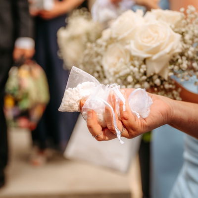 Hochzeitskonfetti, Set für 50 Gäste