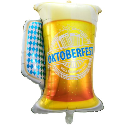 Heliumfylld Ballong, Oktoberfest, Ölglas